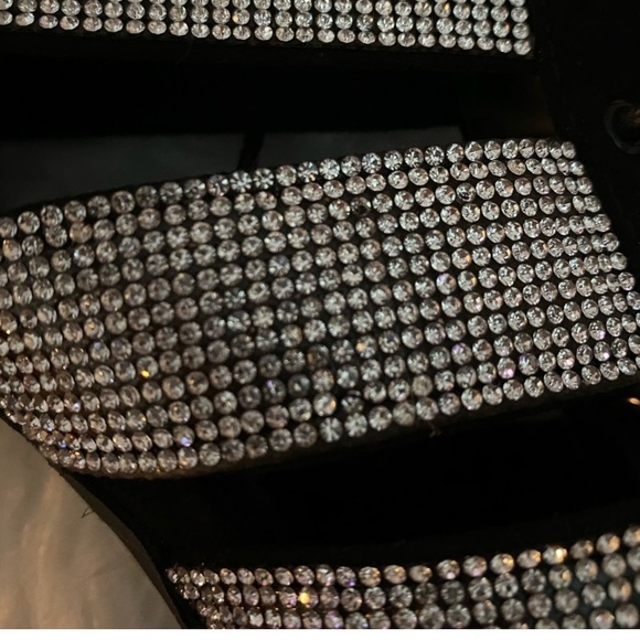 Rhinestone Lace Up Booties - Picture 6 of 12